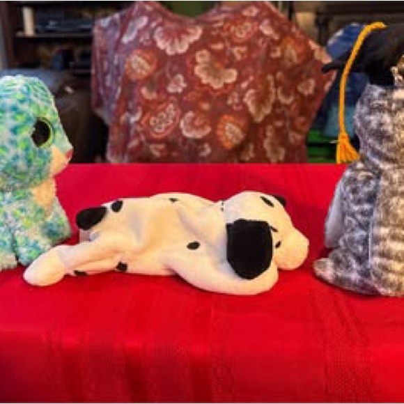 Ty Beanie Baby Stuffed Animals Toy Lot - Leona, Dotty, Smart - Picture 3 of 10